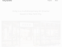 Tablet Screenshot of kirbysandifer.com